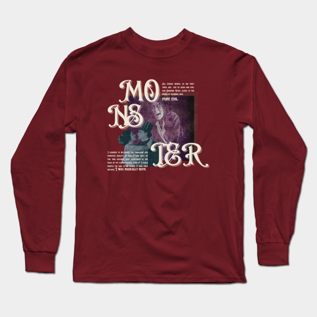 Monster: Dr. Jekyll and Mr. Hyde Long Sleeve T-Shirt by deleriumden